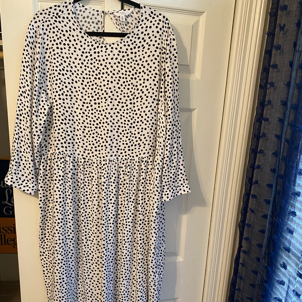 Polka Dot Maxi Dress